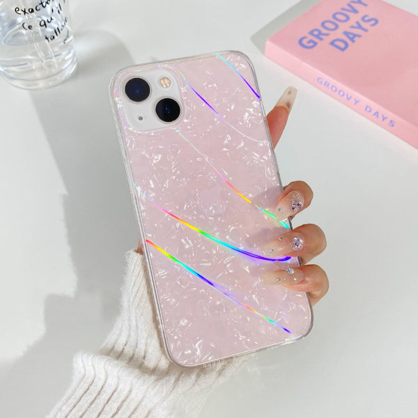 Colorful Glossy Luxury Debris iPhone Case