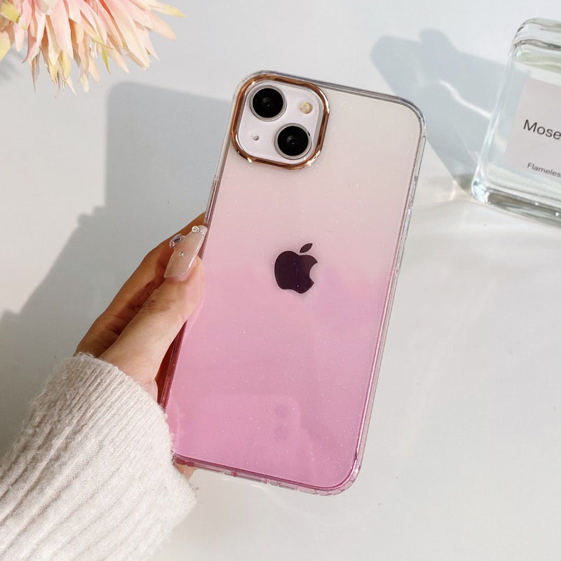 Starry Gradient Transparent iPhone Case