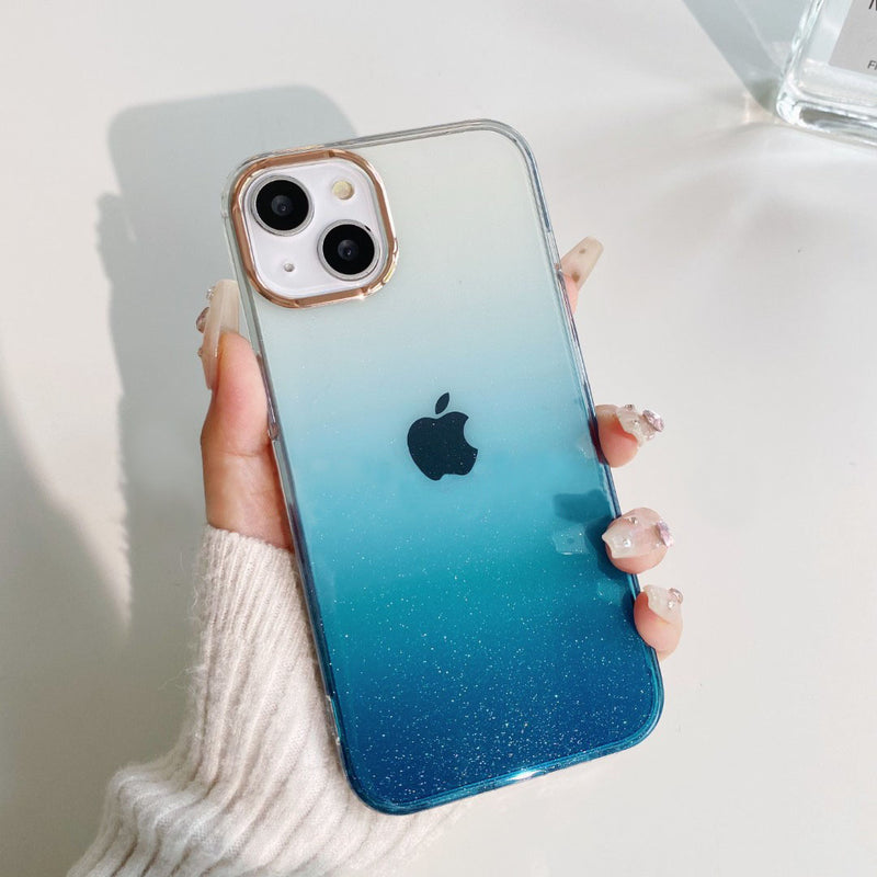 Starry Gradient Transparent iPhone Case