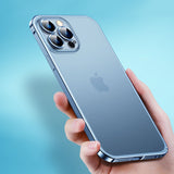 Upgraded Version Aluminum Frame Matte iPhone Case With Camera Protector