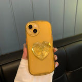 Geometric Heart Bracket iPhone Case
