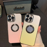Faded Solid Color iPhone Case With Camera Protector