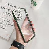 Simple Glass Lens Film Soft Edge iPhone Case