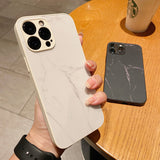 Marble AG Glass iPhone Case