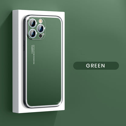 Upgraded Simple Metal Frosted iPhone Case