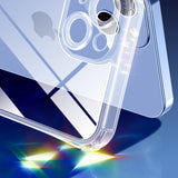 Ultra-Thin Borderless High-Transparent Glass iPhone Case