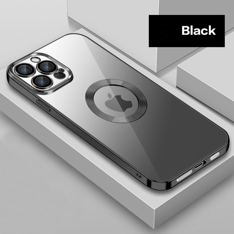 Camera Protection Chrome Clear Hard Case with Kickstand - iPhone 14 Pr