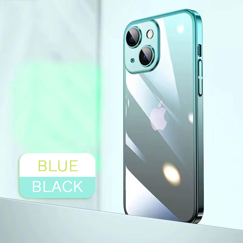 High Transparency Faded Color iPhone Case With Camera Protector